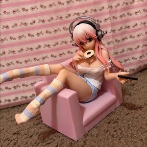 [NO BOX] Super Sonico Daily Life Coverage Special Figure Snack Time Figure